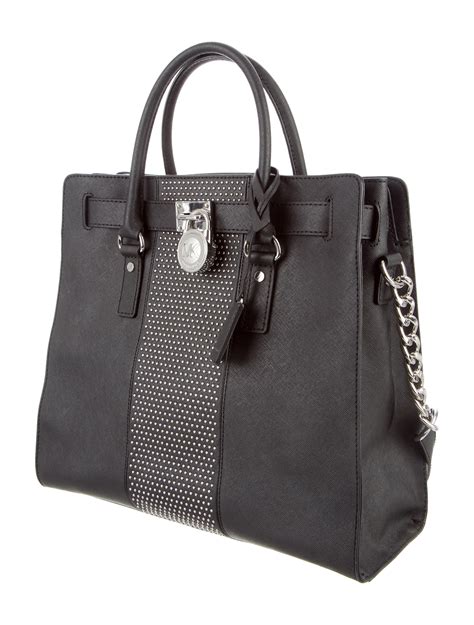 studded michael kors hamilton bag|Michael Kors Hamilton studded bag.